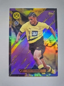 Topps BVB Vernissage 2023/24 Paris Brunner /150 Purple Refractor Rookie - Afbeelding 1 van 10