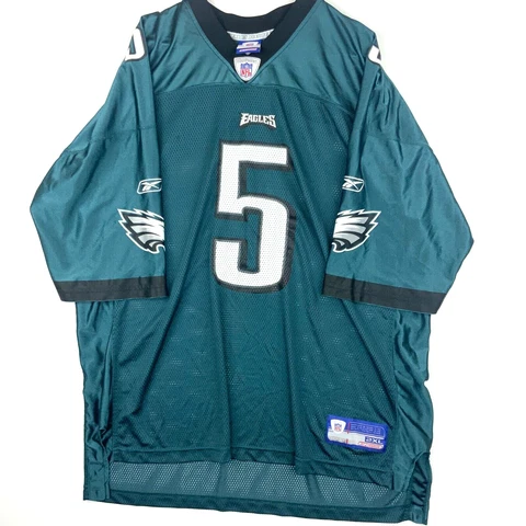 Vintage Philadelphia Eagles Donovan Mcnabb Reebok Jersey Size 2XL Green Nfl Cover