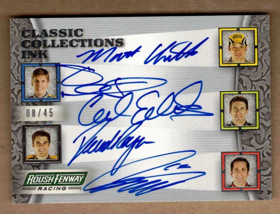 2009 PRESS PASS SHOWCASE CLASSIC COLLECTION INK RAGAN/BIFFLE/KENSETH/EDWARDS/45+ - Image 1 of 1