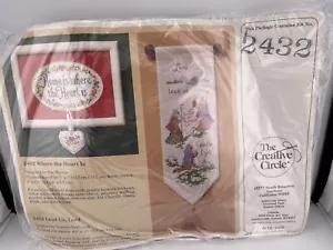 Creative Circle #2432 Where The Heart Is Vintage Kit NOS - Picture 1 of 6