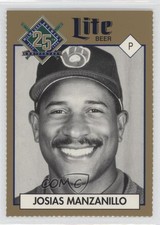 1994 Miller Brewing Milwaukee Brewers 25 Year Commemorative Josias Manzanillo