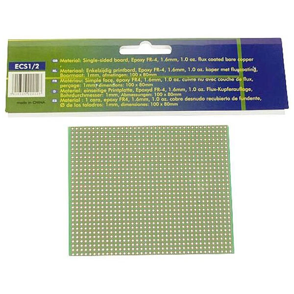 Velleman ECS1/2 Eurocard pieceB 80x100mm 1piece Durable and High-Quality - Image 1 of 1