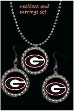 Georgia bulldogs earrings