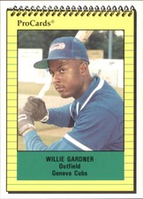 1991 Geneva Cubs ProCards #4229 Willie Gardner