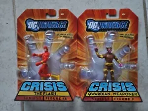 NEW DC UNIVERSE INFINITE HEROES CRISIS THE FLASH & QWARDIAN WEAPONER FIGURES r91 - Picture 1 of 3