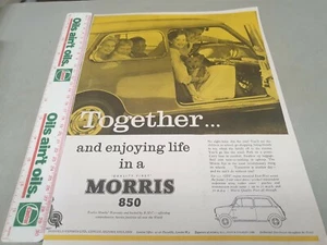 1960s MORRIS MINI 850 Original Sales Advert - Picture 1 of 1