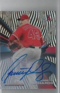 2015 Topps High Tek Garrett Richards Auto #d 1/1 Uno di Uno Anaheim Angels - Foto 1 di 2