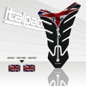 Almohadilla para tanque ""Nevada CREMALLERA"" para Triumph bandera del Reino Unido Union Jack - Imagen 1 de 1