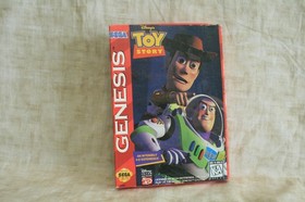 Sega Genesis Toy Story CIB tested 1 owner with manual cardboard box