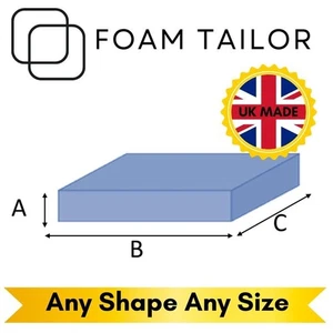 depcz_125 Custom Cut Foam 150 x 60 x 10 cm Qty 3 MEDIUM - Picture 1 of 1