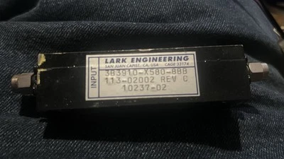 Lark Engineering 383910-x580-888 113-02002 Rev C 10237-02 Bandpass (?) Filter - Image 1 of 3