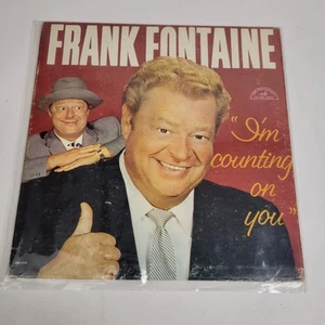 FRANK FONTAINE AUTOGRAFIADO FIRMADO LP RECORD AÑOS 50/60 ESTRELLA DE TV - Imagen 1 de 6