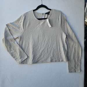 J.CREW Damen Cropped Keyhole Back Pullover Größe XLarge Neu  - Bild 1 von 8