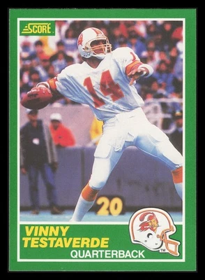 Vinny Testaverde 1989 Score #224 Tampa Bay Buccaneers - Image 1 of 2