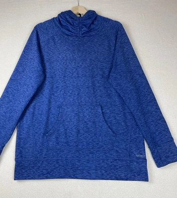 Marc New York Performance Hoodie Women's L Blue Pullover Thumb Holes Hiking Run - Image 1 of 4