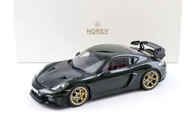 1:18 Norev Porsche Cayman GT4 RS Weissach Package 2023 Brewster Vert - Photo 1/4