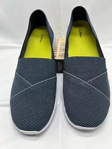 LL Bean Back Cove Slip On Shoe Womens Size 10 Color Navy - Picture 1 of 6