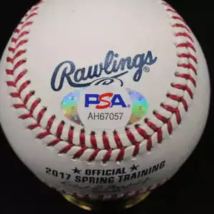 Tom Tresh Signed Rawlings OAL Baseball/Team Issued Photo Auto PSA/DNA D12592 - Picture 1 of 9