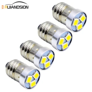 4pcs 3030Chip DC 3V 12V E10 LED 6000K 120lm For Flashlight Torch Lamp Light Bulb - Picture 1 of 8