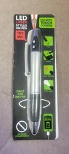 Gadget Gear 4-in-1 LED Flashlight Red Dot Pointer Touch Screen Stylus Ink Pen