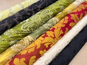 100% Silk Designer Guild Fabric!! 137cm Wide, Curtain & Upholstery Fabric, Rare! - Picture 1 of 31