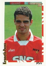 387 KENNETH PEREZ # ROOKIE # DENMARK MVV.MAASTRICHT STICKER PANINI VOETBAL 98