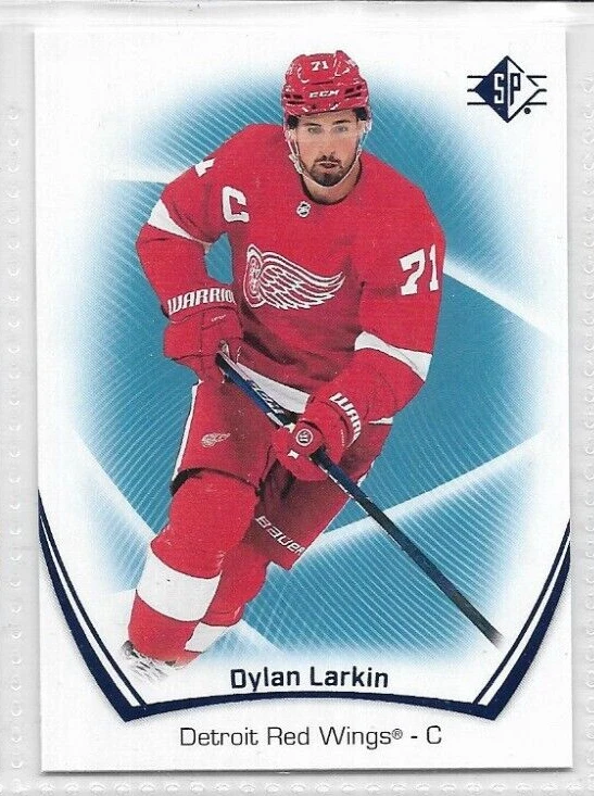 Dylan Larkin Detroit Red Wings 2021-22 UD SP Hockey Blue #91 - Image 1 of 1