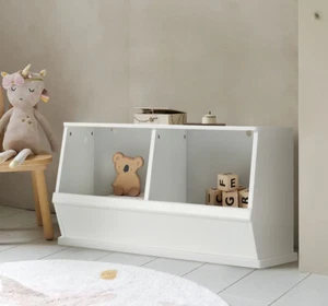 Storage Chest Wooden Storage Bench Blanket Storage Box Toy Chest Trunk - White - Picture 1 of 6