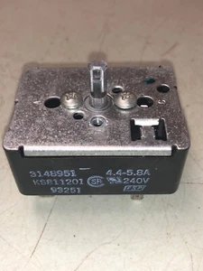 3148951 SCHWARZ WHIRLPOOL OBERFLÄCHENELEMENTSCHALTER 30 TAGE WTY kostenloser Versand - Bild 1 von 9