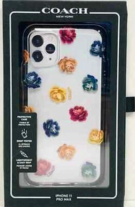 BRAND NEW Coach New York Case - iPhone 11 Pro Max - Dreamy Peony Rainbow - Picture 1 of 1