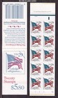 1992 Pledge and Flag BK197 11X10 complete BOOKLET (2 panes 2593a) plate no. 1111