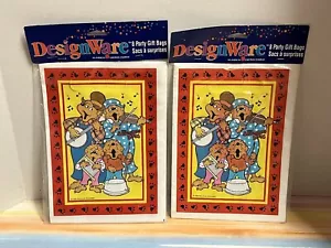 lot of 2 packages vintage Berenstain Bears party gift bags treat favor - Picture 1 of 5