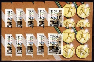 10 x Tuvalu Block 43 ** postfrisch MNH Olympic Olympiade Barcelona 1992 - Bild 1 von 1