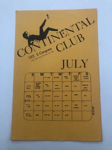 Poster ESPLOSIVI ALLEYCATS Doug Sahm CONTINENTAL CLUB Austin Texas - Foto 1 di 2
