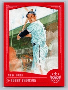 2018 Panini Diamond Kings #5 Bobby Thomson Framed Red - Picture 1 of 2