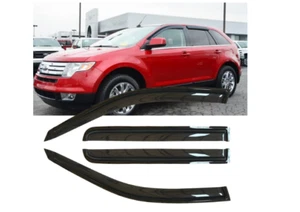 Car Window Rain Guards Wind Deflectors for Lincoln 2007-2014 MKX (4 Pieces) - Picture 1 of 5