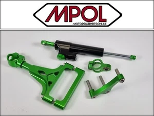 Kit amortiguador de dirección verde (soporte incluido) para Kawasaki Z 1000 2003-2008 - Imagen 1 de 15