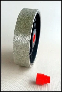 Muela abrasiva pulido cableado lapidario diamante TEXTURIZADO 6" grano 220  - Imagen 1 de 1