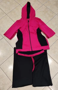 Be Inspired Women's Black Pink Athletic Workout Suit Polyester PO Size Medium - Bild 1 von 7