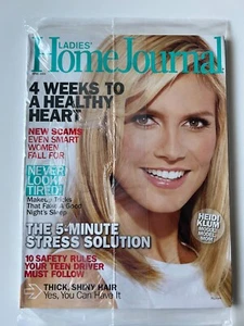 HEIDI KLUM April 2009 LADIES HOME JOURNAL MAGAZINE LHJ NEW * PARTIALLY SEALED - Imagen 1 de 2