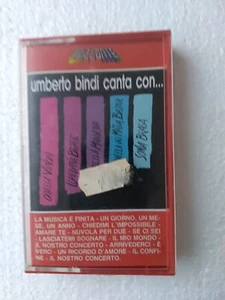 UMBERTO BINDI " CANTA CON...." MUSICASSETTA K7 RICORDI ORK 79129 ITALIA SEALED - Foto 1 di 1