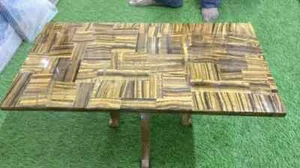 36"x24" Tiger Eye Gemstones Reception Counter Top Desk Top Home Furniture Decors - Picture 1 of 10