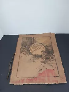 Antik 1912 Vintage Taschenbuch Herbstskizzen Klaviereindrücke geborgen - Bild 1 von 14