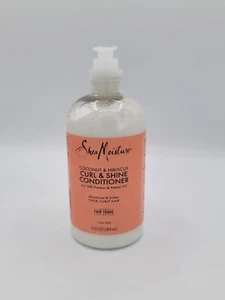 Shea Moisture Coconut & Hibiscus CURL & SHINE CONDITIONER, 13 oz pump broken - Picture 1 of 9