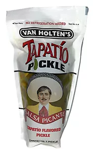 Tapatio Flavored Pickle 1 ct - Van Holten’s Brand/Pepino Sabor Salsa Tapatio - Picture 1 of 5