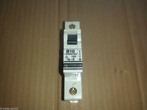 Interruptor de protección de línea ABL Sursum 1B.10 B 10 A 1 polo fusible instalación dado - Imagen 1 de 1