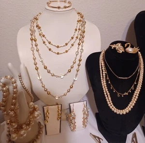 Vintage Pearly Excitement Schmuck Konvolut - Bild 1 von 24