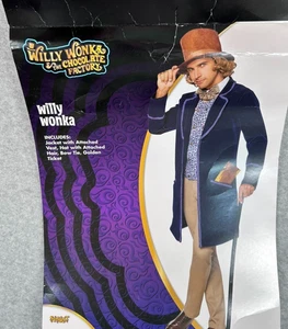 WILLY WONKA Halloween Costume Adult Size Medium Spirit Halloween - Picture 1 of 20