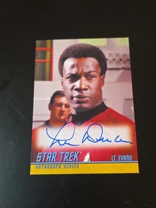 STAR TREK LA SERIE ORIGINALE PORTFOLIO STAMPE A267 LEE DUNCAN EVANS AUTOGRAFO - Foto 1 di 2