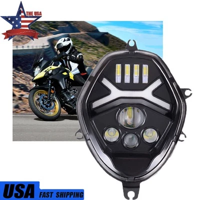 Conjunto de farol LED com lâmpada DRL para Suzuki V-Strom 650 1000 DL650 DL1000 - Imagem 1 de 4